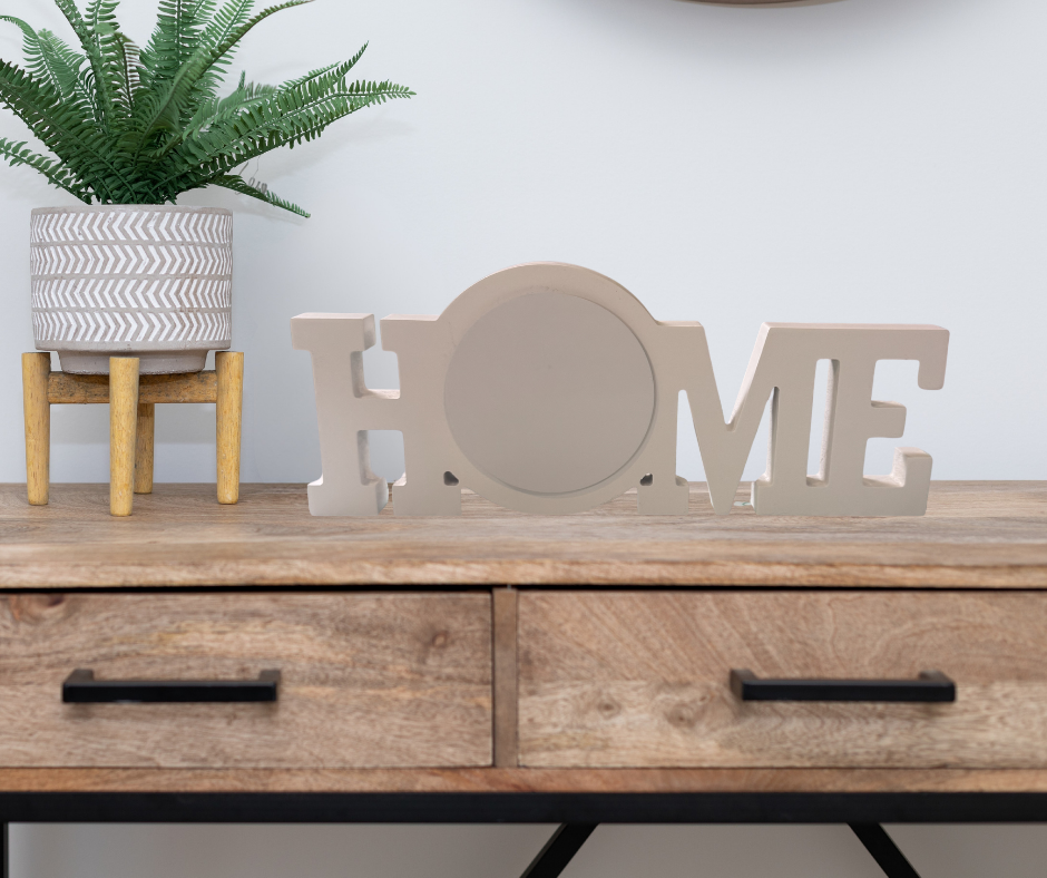 Sublimation Wood Block “HOME” Sign