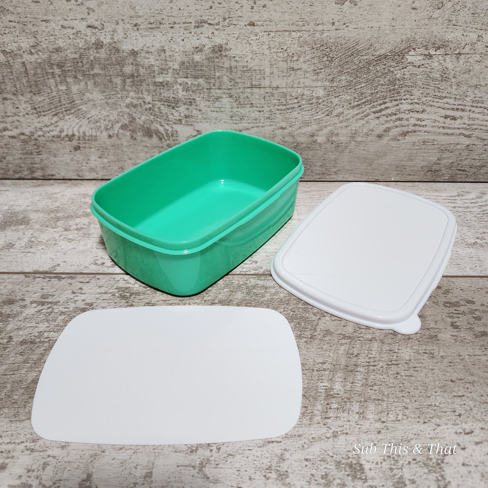 Plastic Snack Container Without Divider