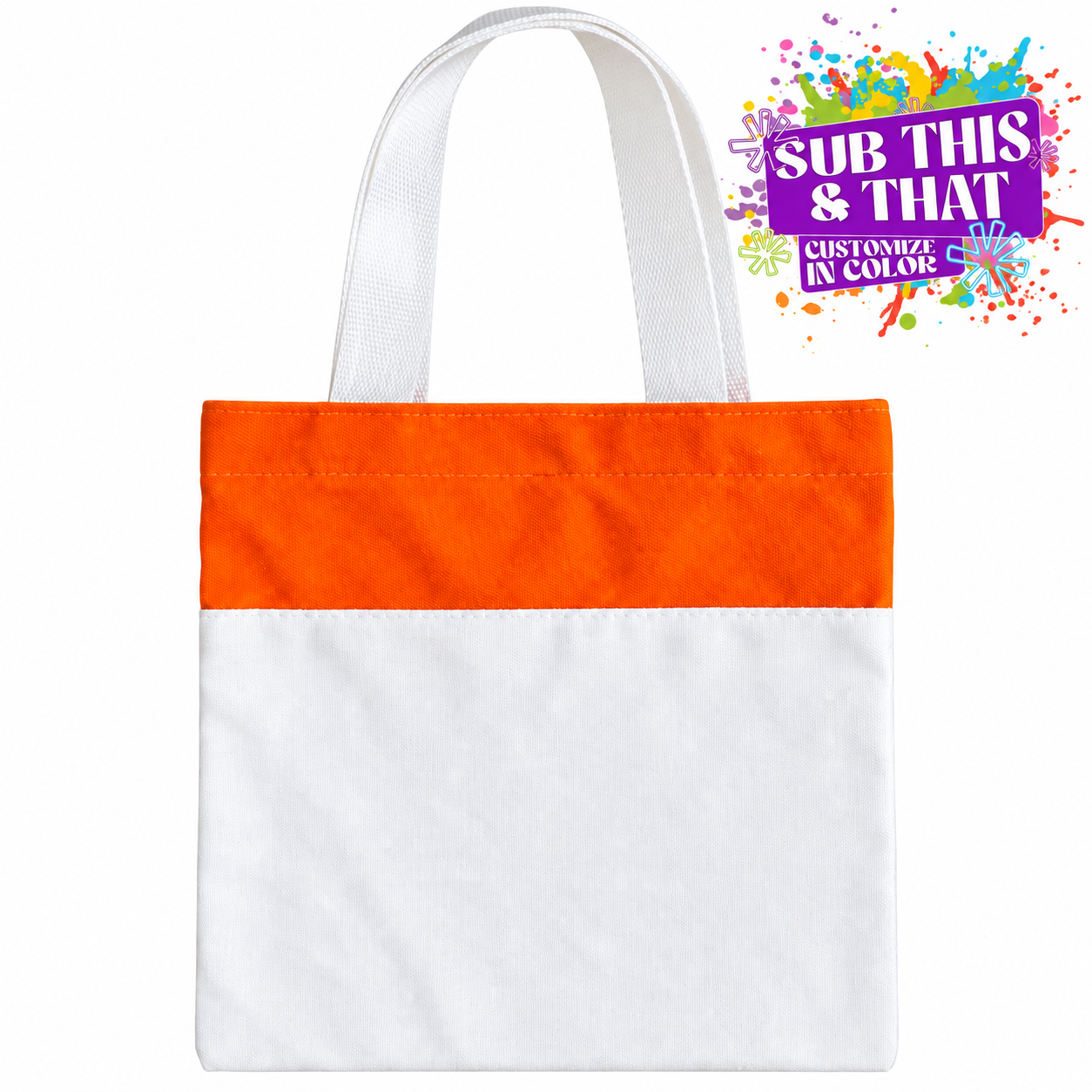 Sublimation Halloween Trick or Treat Kids Candy Bag