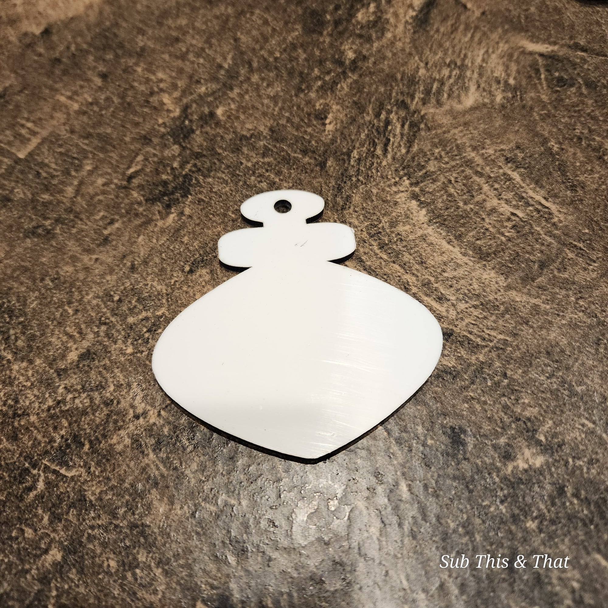 Sublimation MDF Bulb Ornament