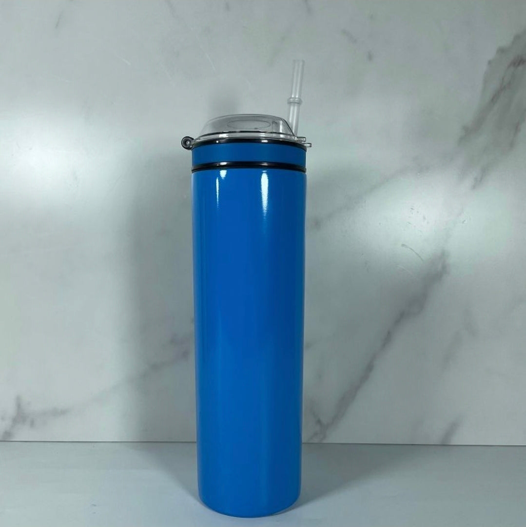 NON-SUBLIMATION 20oz Colored 2-in-1 Tumbler & Snack Holder