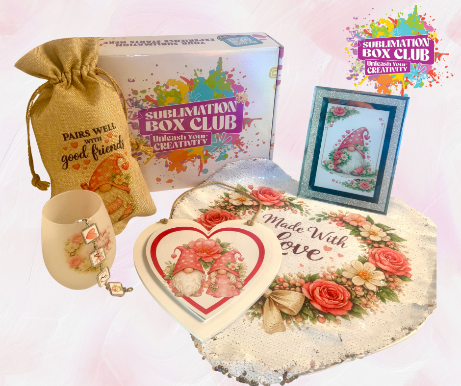 Sublimation Heart Wood Sign