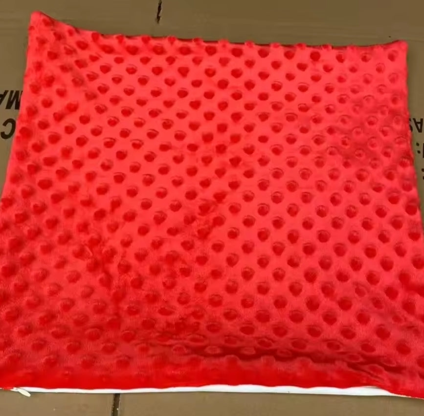 Minky Dot Sublimation Pillow Cover – 15.75" x 15.75" One-Sided Blank