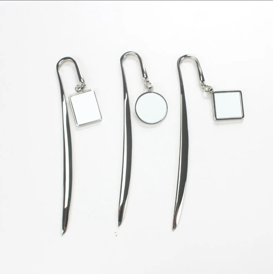 Sublimation Silver Metal Bookmark