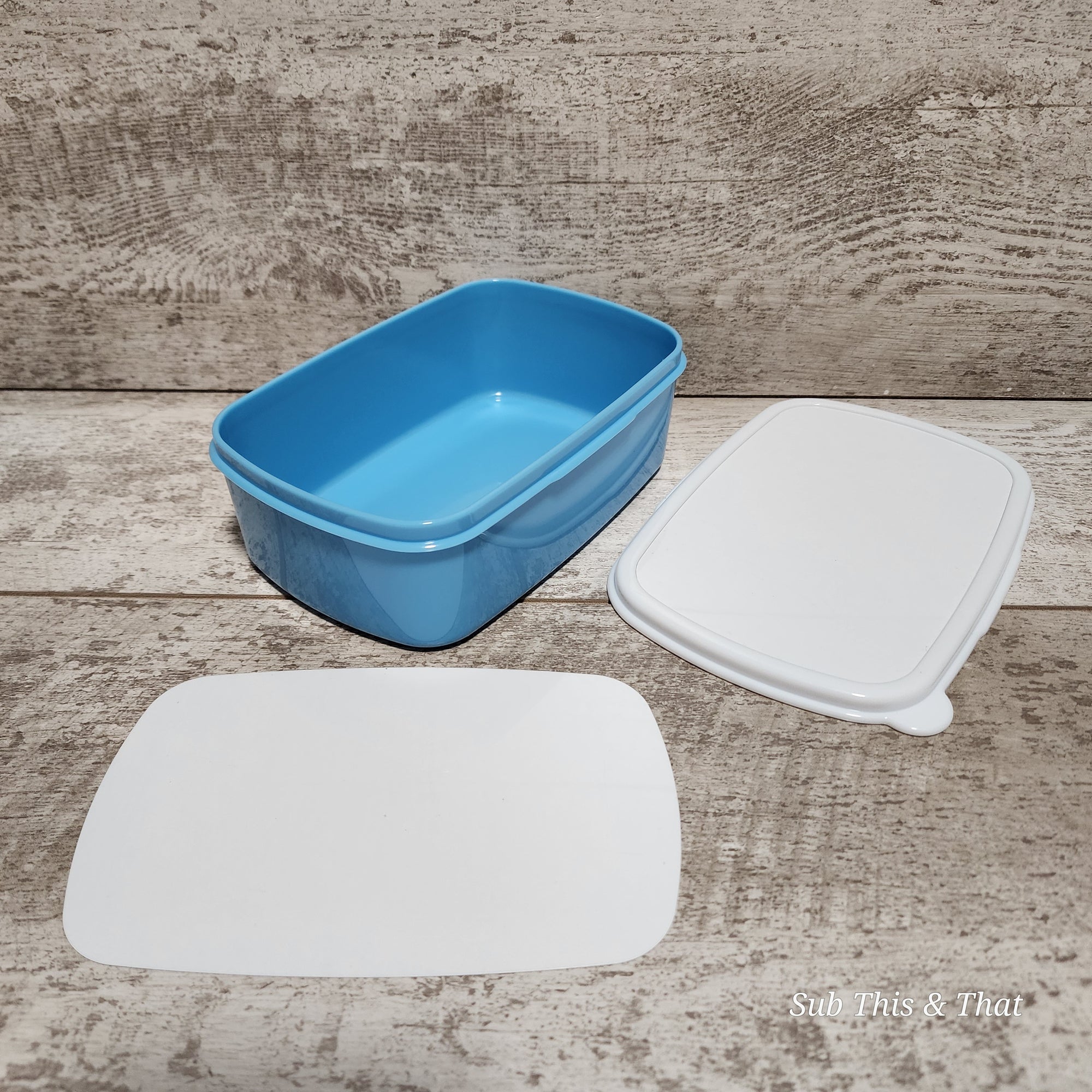 Plastic Snack Container Without Divider