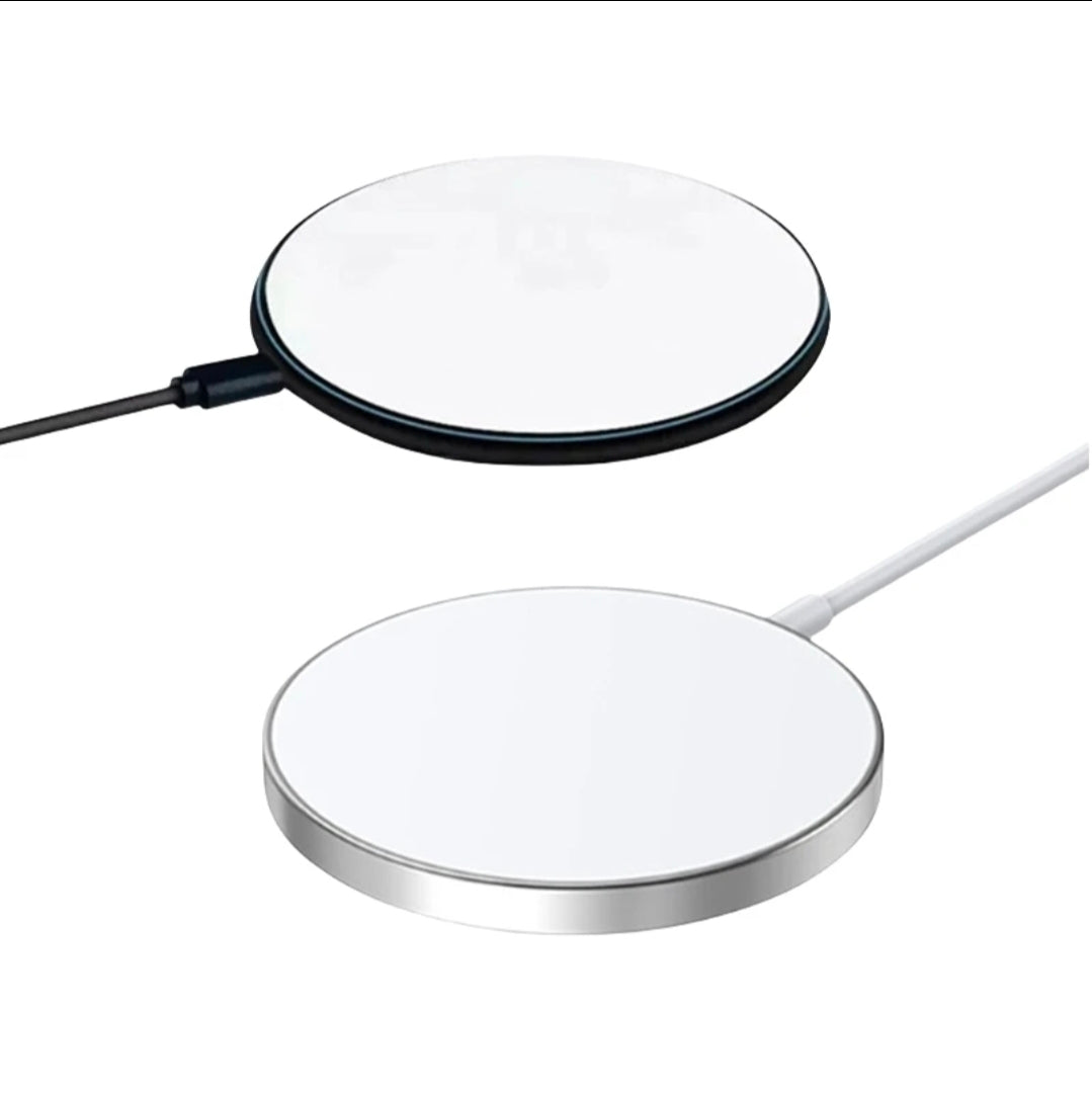 Wireless Round Mobile Phone Sublimation Charger – 6.1&quot; Sublimation Blank with PET Film