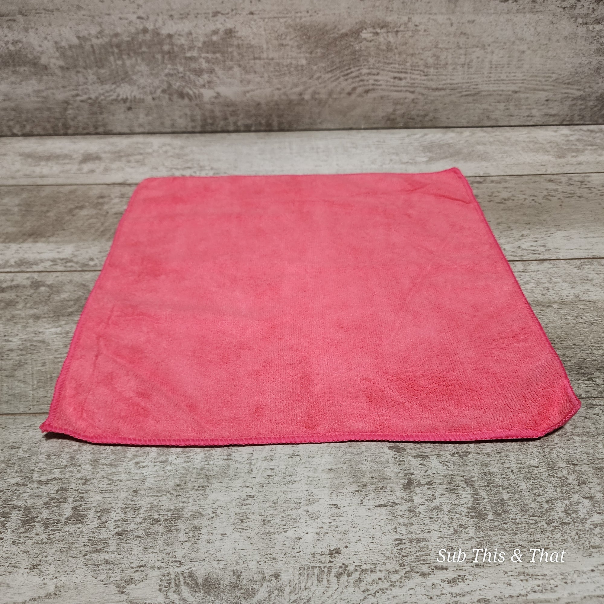 Microfiber 14x16 Colored Multi-purpose Towel