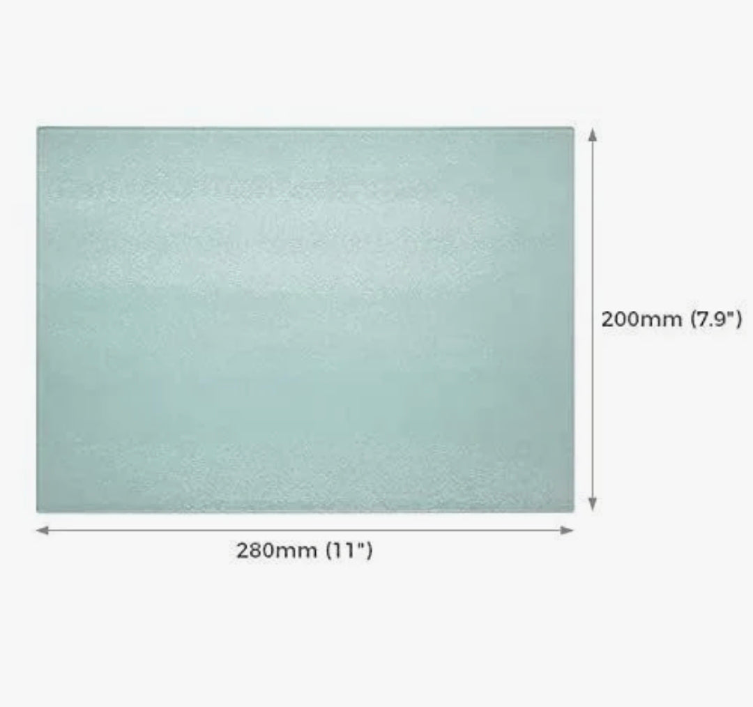 Sublimation 11" x 7.9" Tempered Glass Cutting Board / Trivet