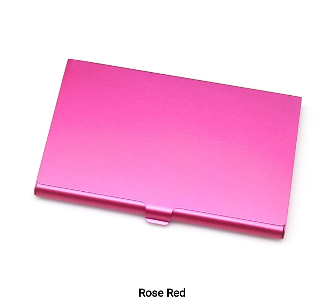 Sublimation Colored Metal Business Card Holder