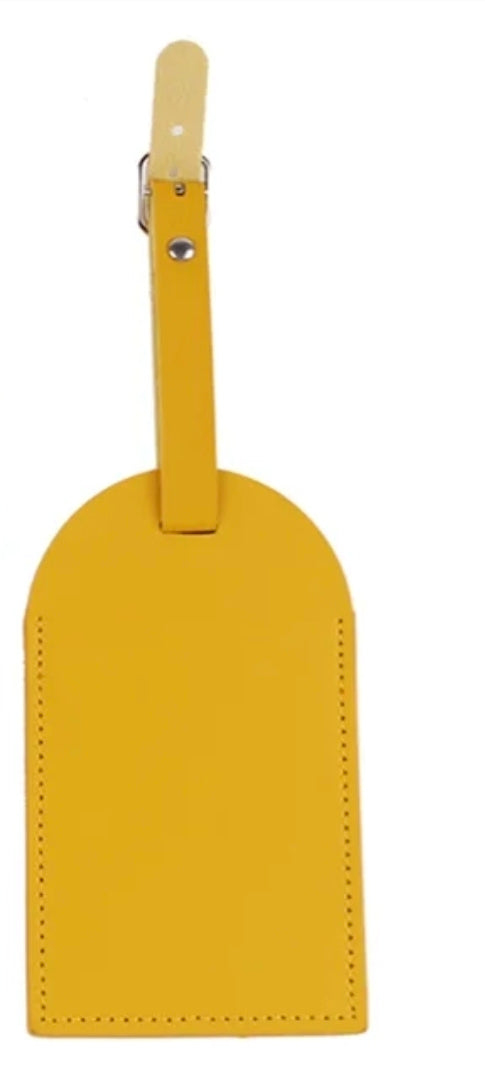 Sublimation Faux Leather Luggage Tag