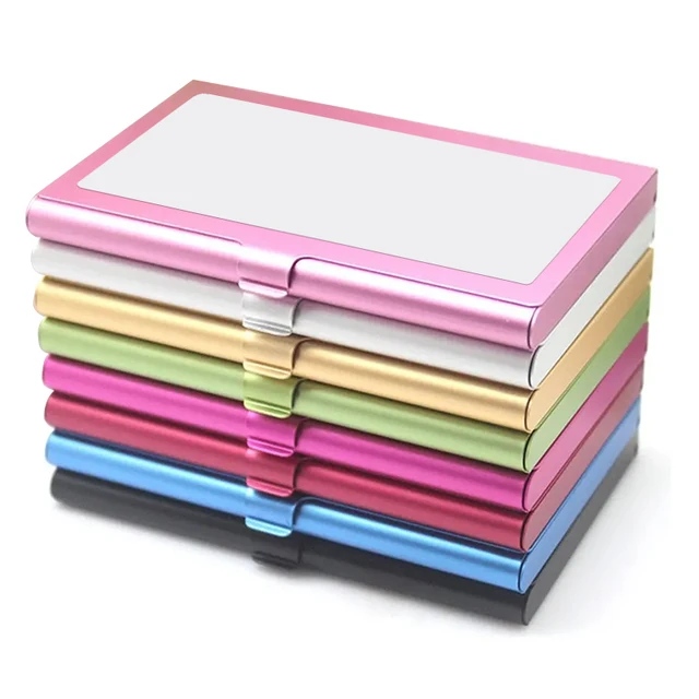 Sublimation Colored Metal Business Card Holder