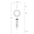 8" Sublimation Rotating Double-Sided Metal Wind Chime