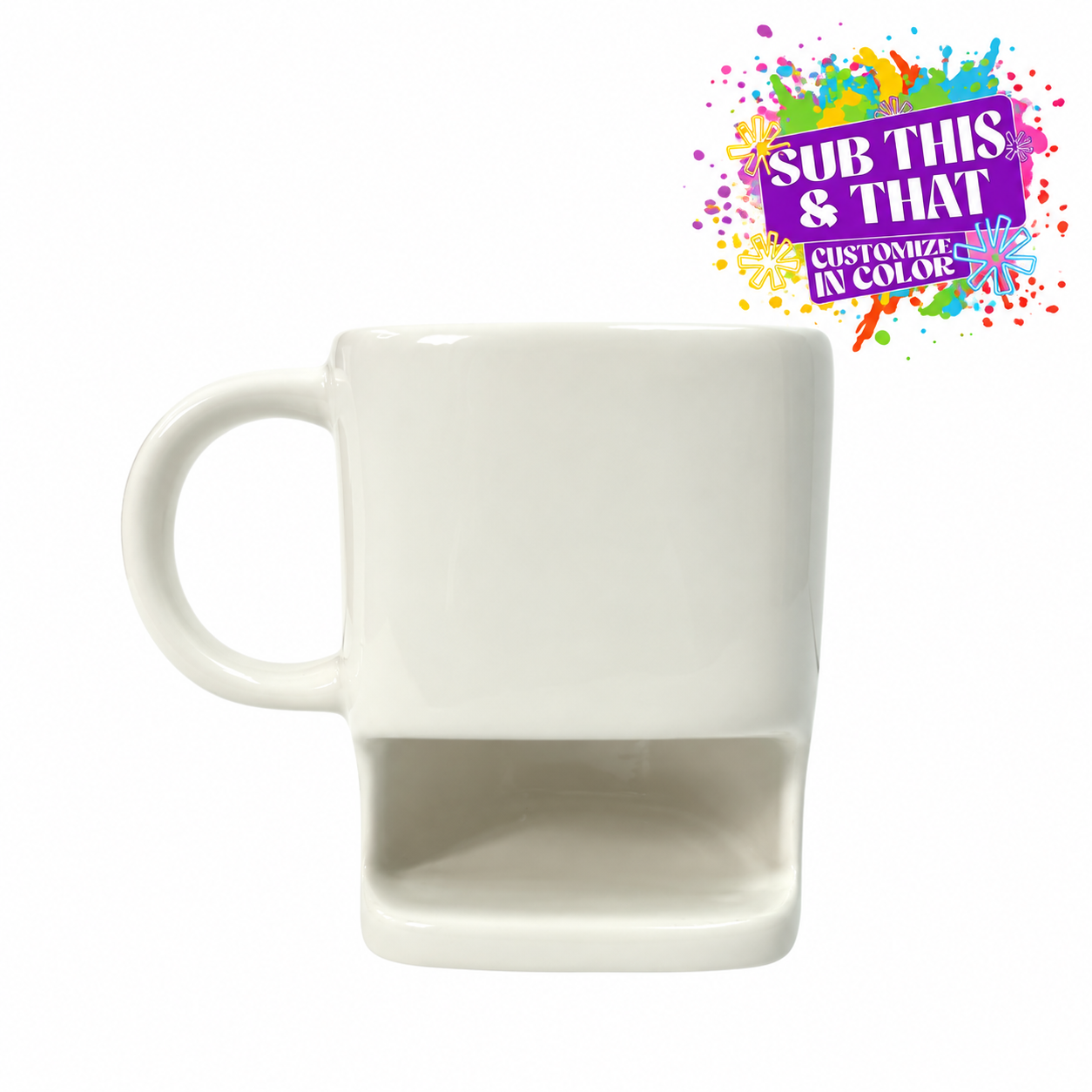 Sublimation 11oz Cookie / Snack Mug
