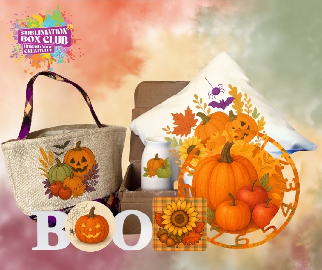 Sublimation White Wood “Boo” Sign with Metal Insert – 11.72" x 4.72"