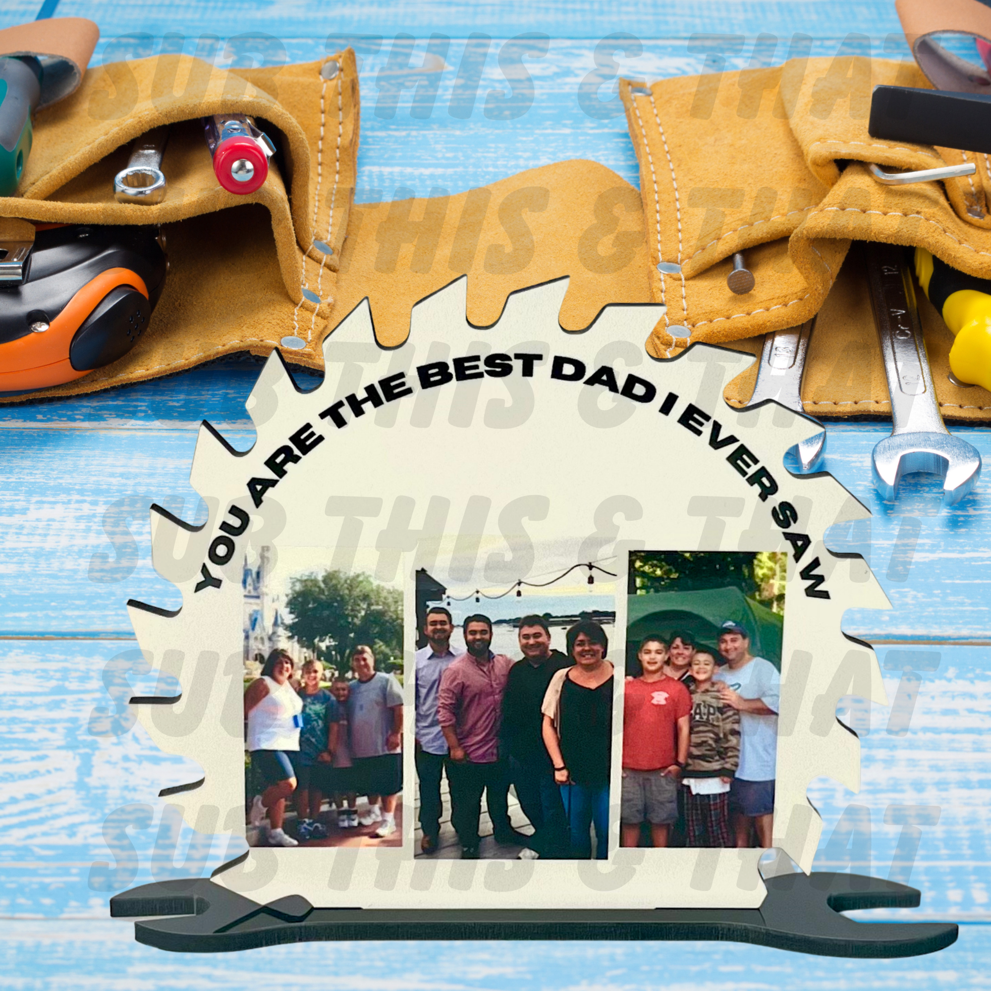 Sublimation MDF Saw Blade / Wrench Frame