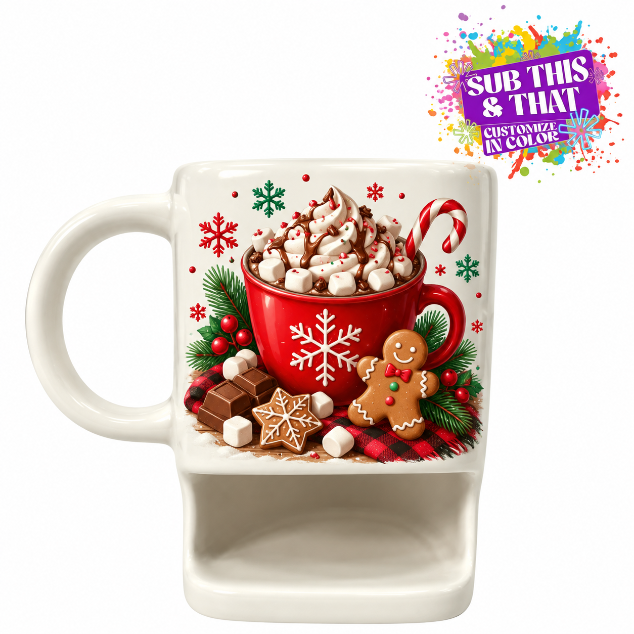 Sublimation 11oz Cookie / Snack Mug