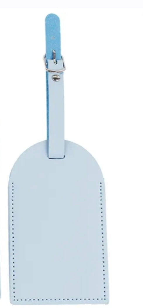 Sublimation Faux Leather Luggage Tag