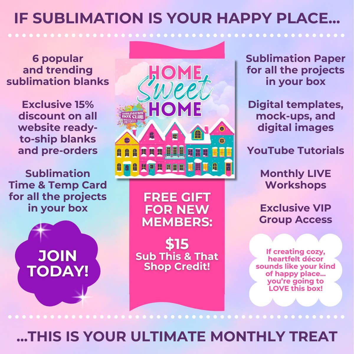 Sublimation Monthly Box Club