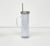 Sublimation 20oz Snow Globe Tumbler with Handle – Double Wall Glitter Cup for DIY Printing