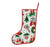 Polyester Christmas Stocking with Colored Trim – Sublimation-Ready Personalized Holiday Stocking