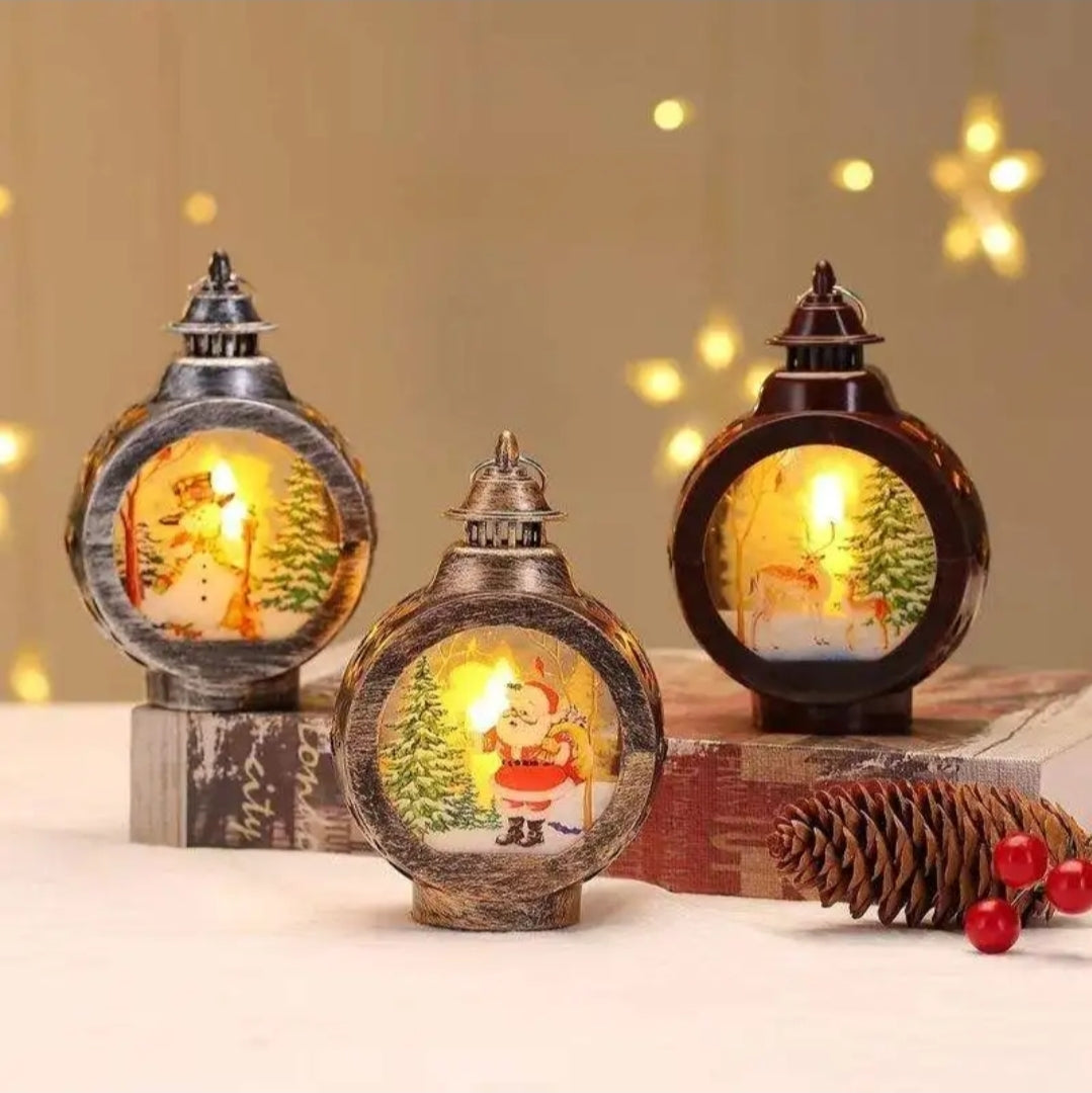 Sublimation Holiday Led Lantern – Printable Light-Up Decoration for Christmas or Home Décor