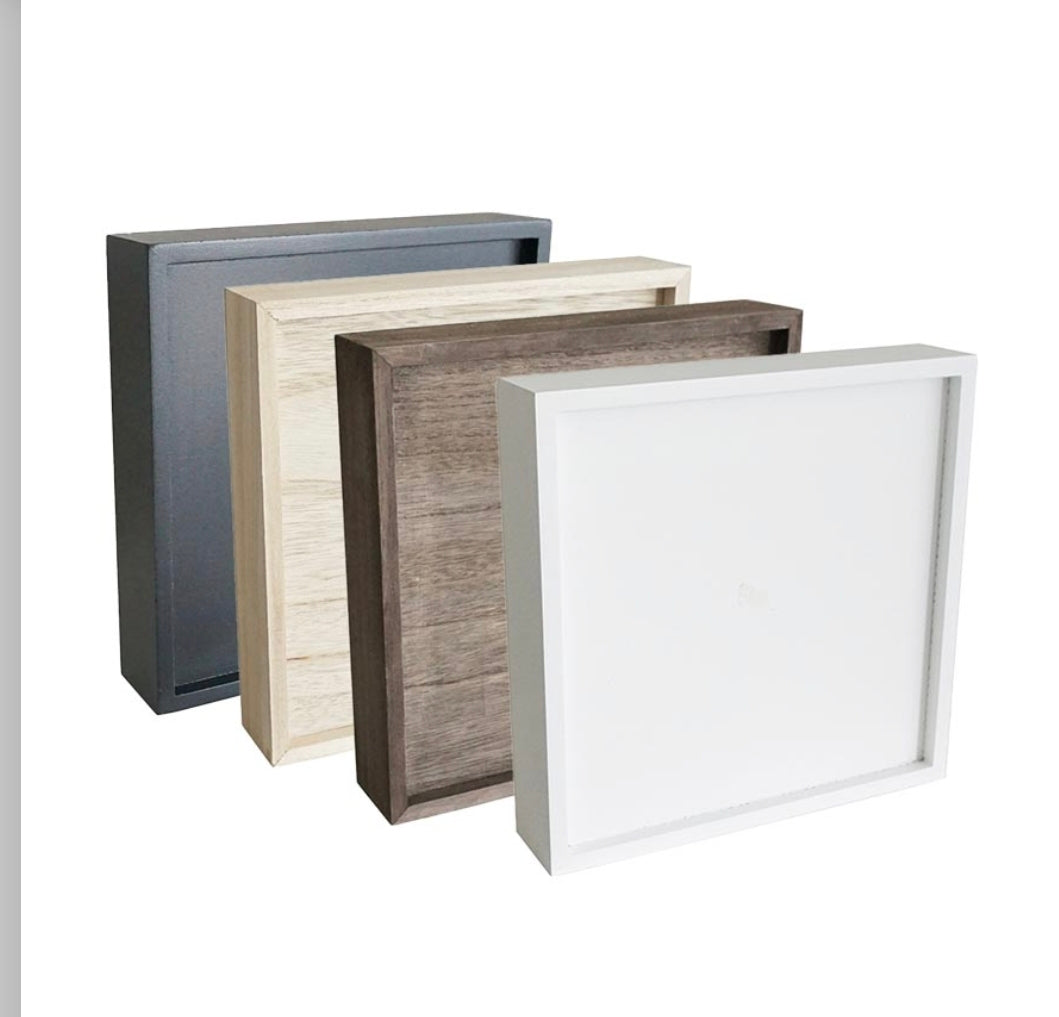 7.8&quot; Wood Photo Block Frame – Sublimation Photo Frame with Metal Insert