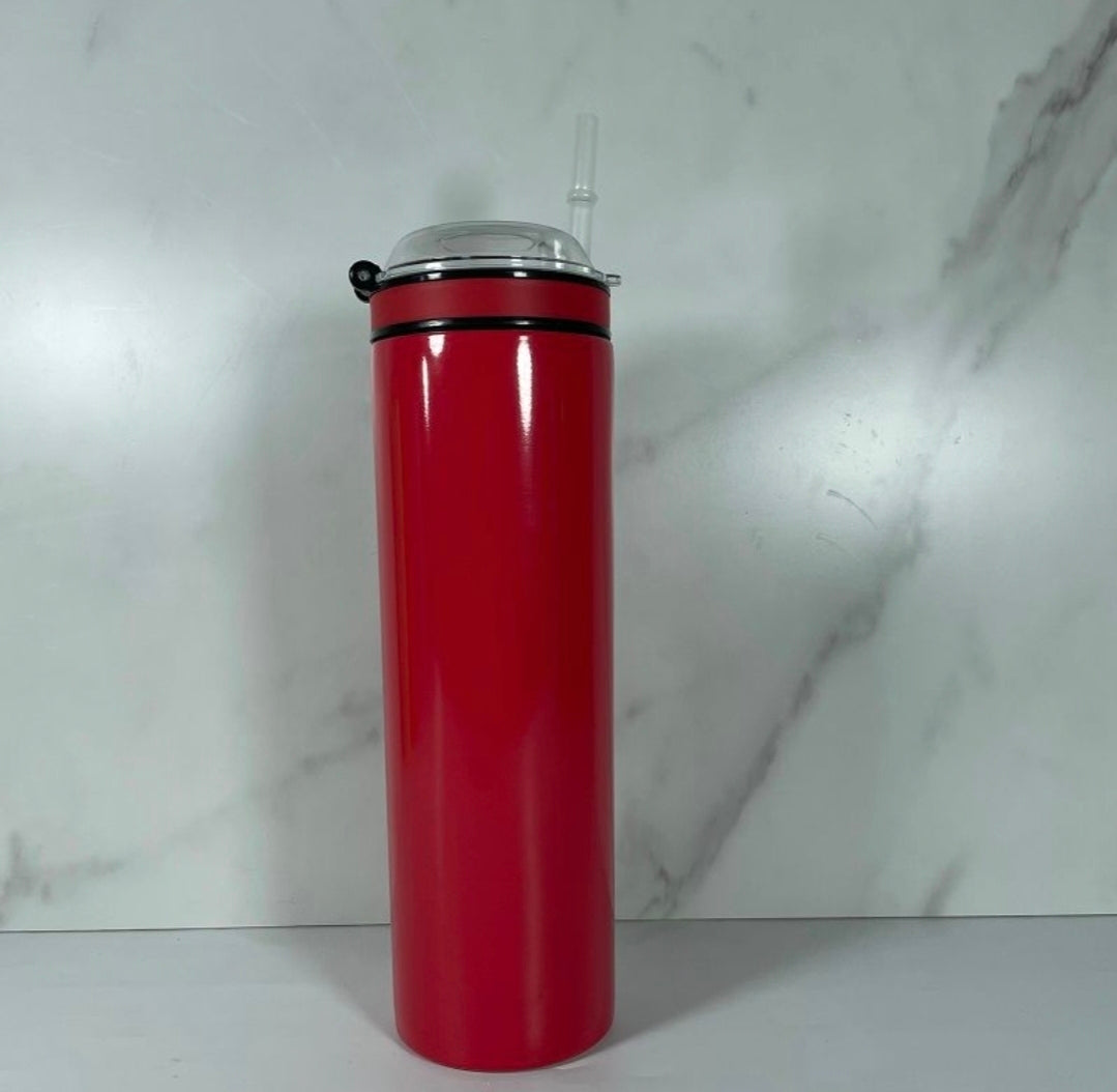 NON-SUBLIMATION 20oz Colored 2-in-1 Tumbler & Snack Holder