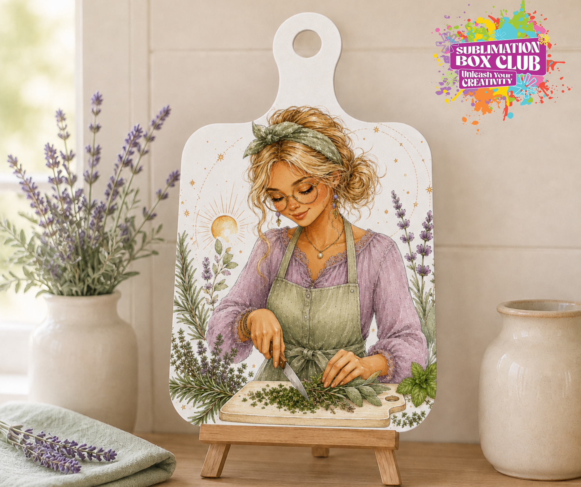 Decorative MDF Sublimation Cutting Board