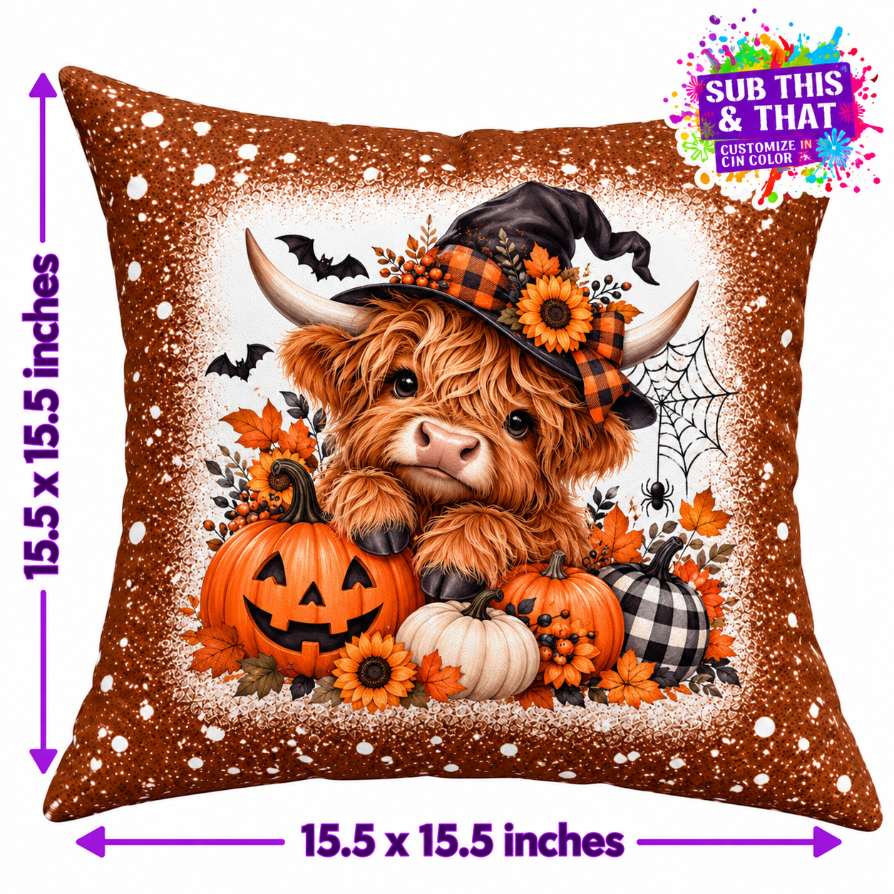 Bleach Faux Pillow Cover