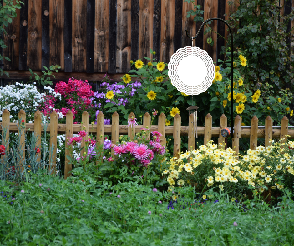 8" Sublimation Rotating Double-Sided Metal Wind Chime