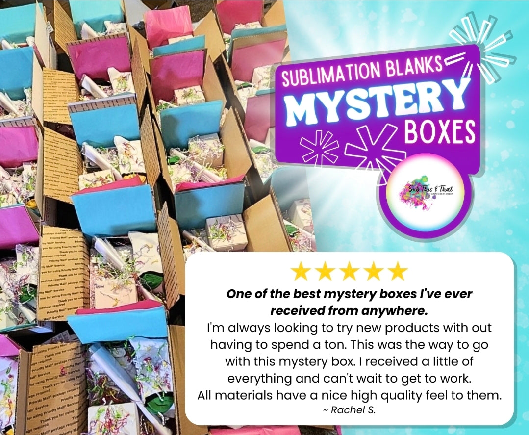 Sublimation Surprise Starter Blanks Box