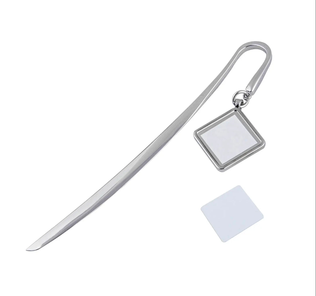 Sublimation Silver Metal Bookmark