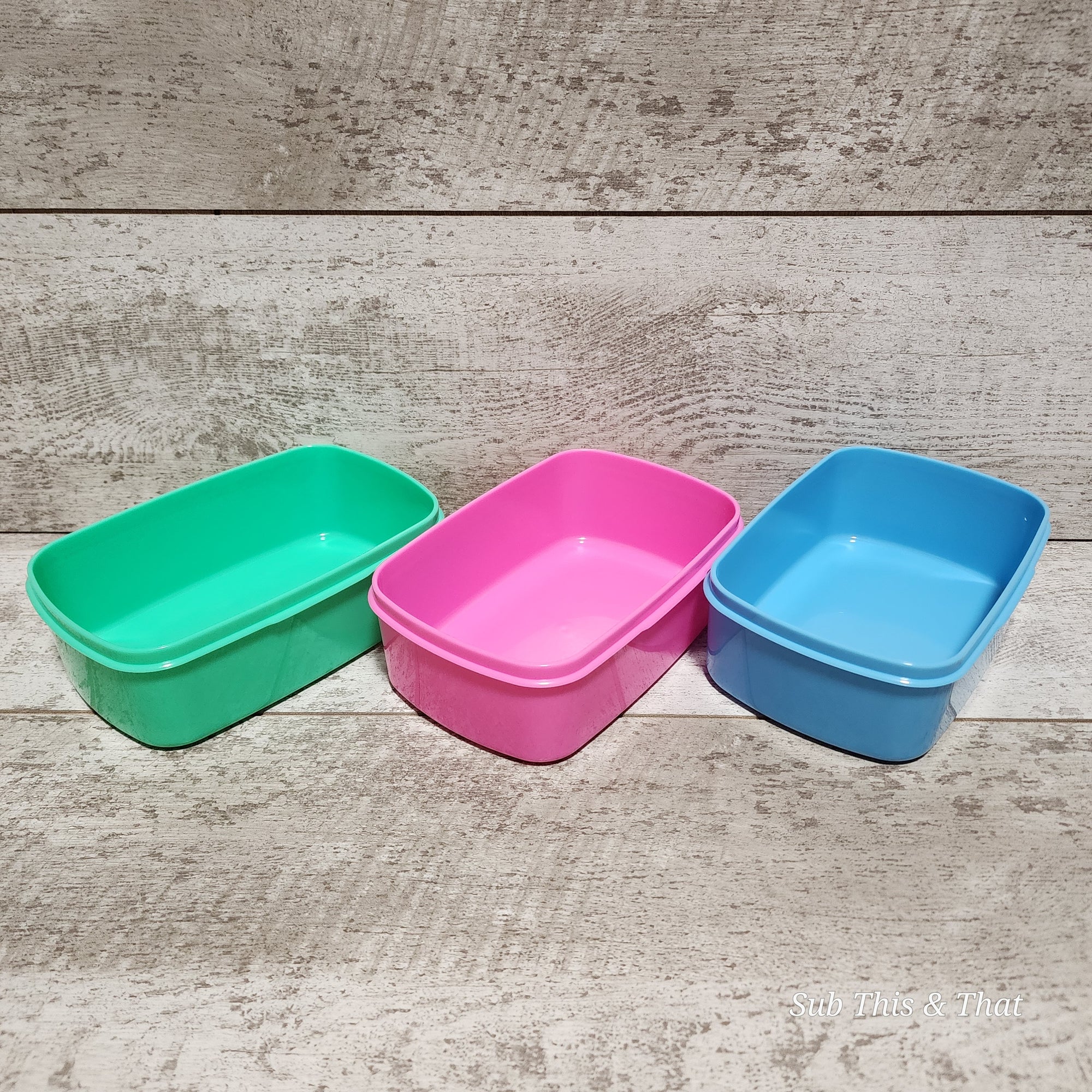 Plastic Snack Container Without Divider