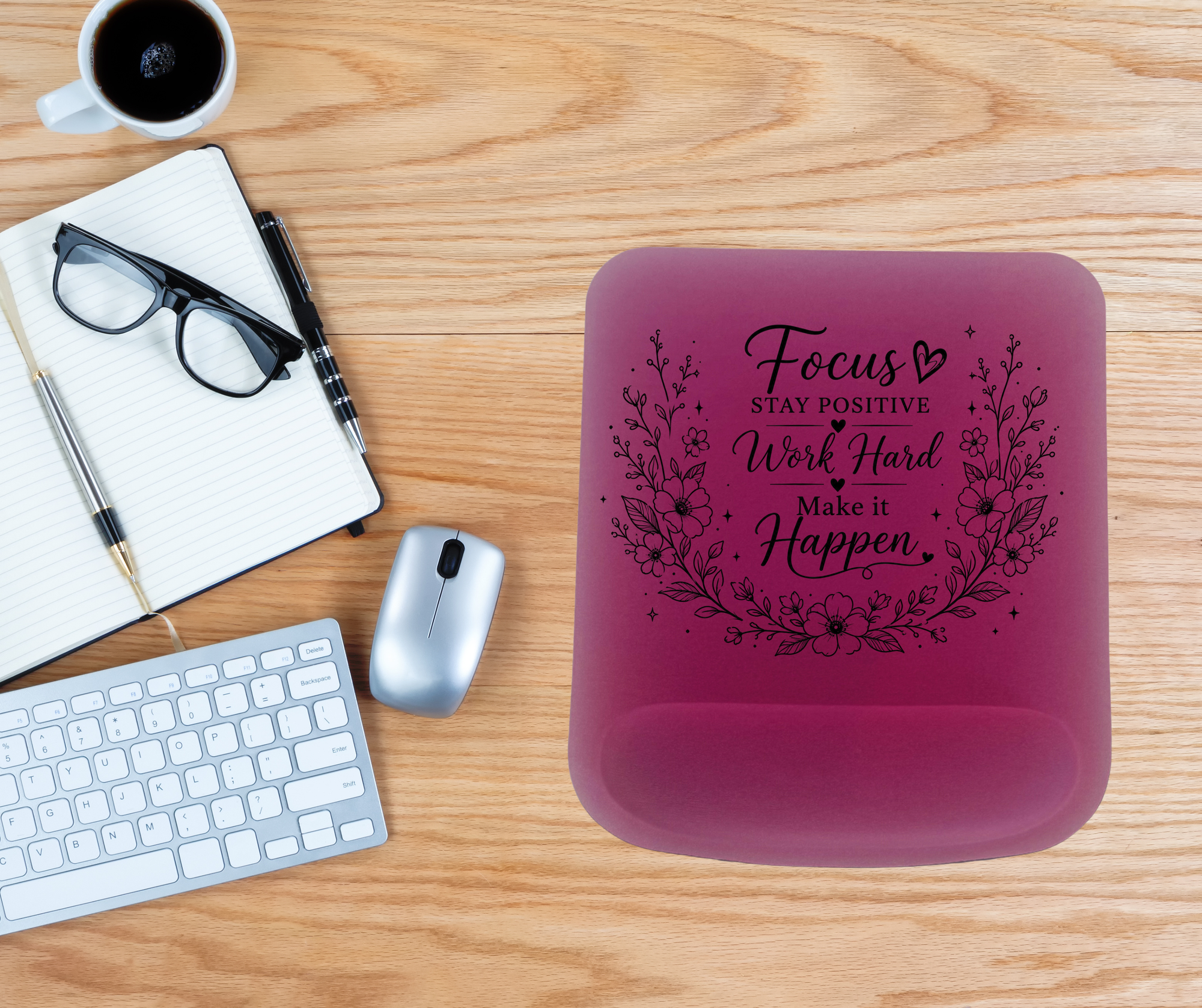 Neoprene Sublimation Wrist Rest & Mouse Pad