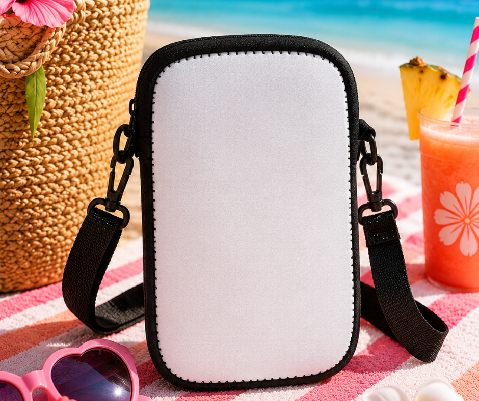 Sublimation Neoprene Travel Mobile Phone Holder
