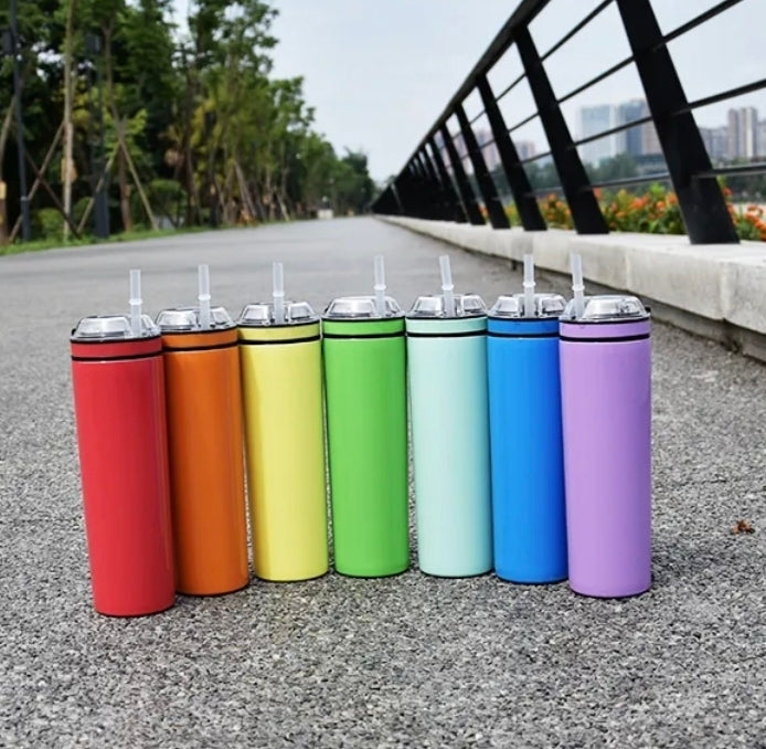 NON-SUBLIMATION 20oz Colored 2-in-1 Tumbler & Snack Holder