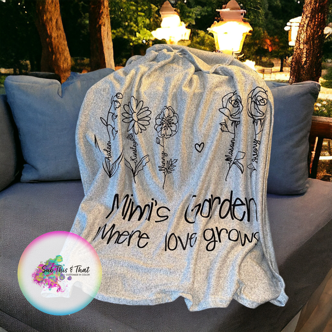 Sublimation 50x60 in Sweater Fleece Blanket Available In 2 Colors