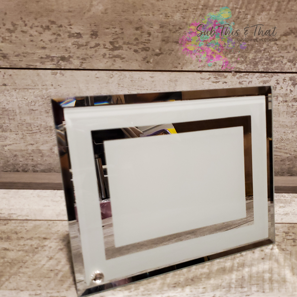 Sublimation Mirror Photo Frame Stand