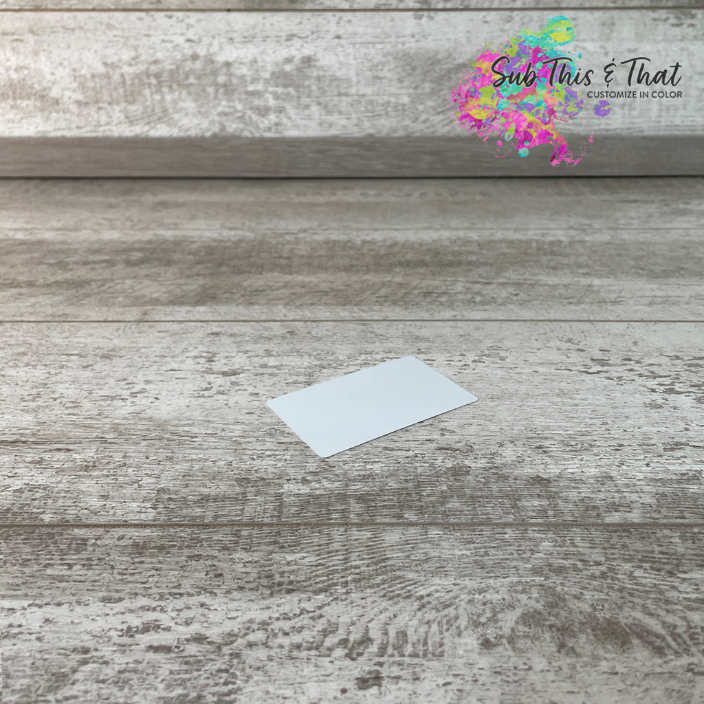 Sublimation Aluminum Business Card