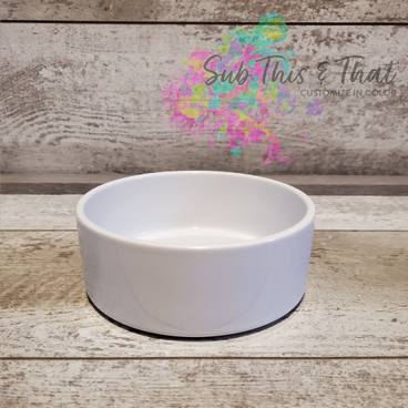 Sublimation Ceramic Pet Bowl