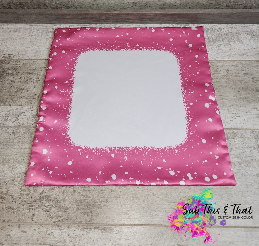 Sublimation Satin Bleach Pillow Cover ONLY