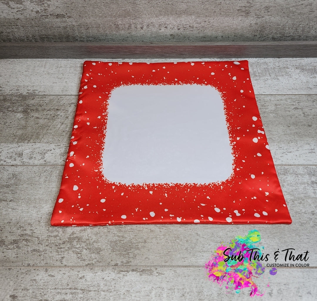 Sublimation Satin Bleach Pillow Cover ONLY