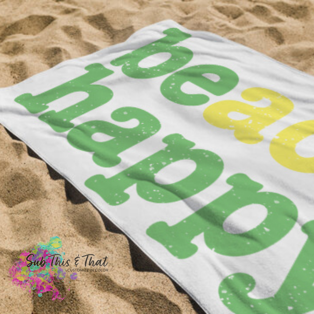 Sublimation Beach Towel 54x27 inch