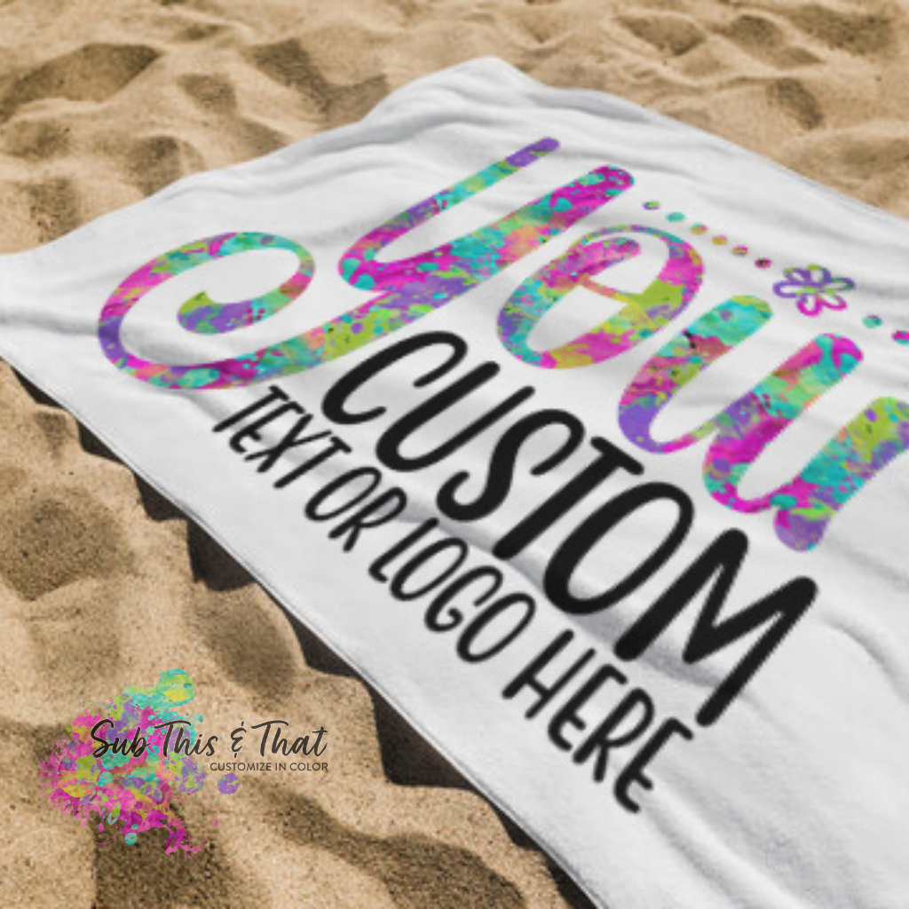 Sublimation Beach Towel 54x27 inch