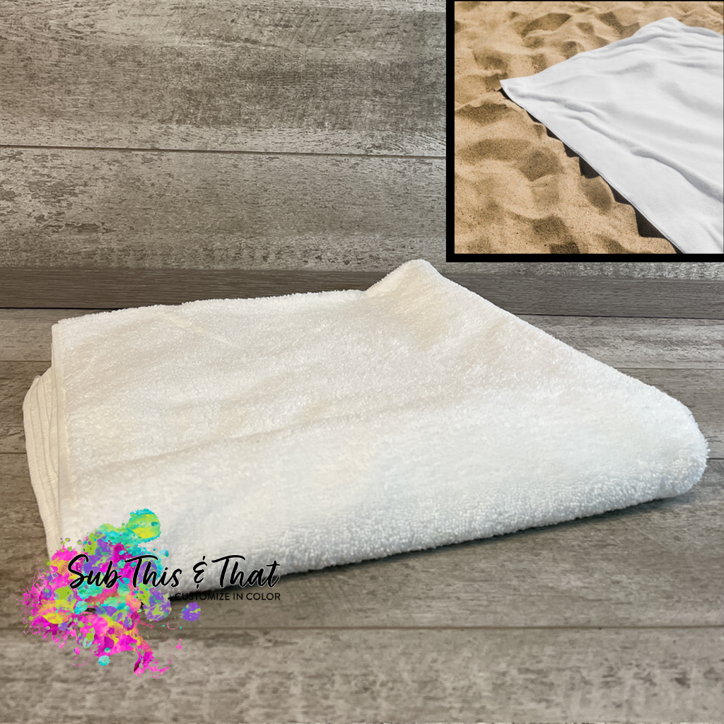 Sublimation Beach Towel 54x27 inch