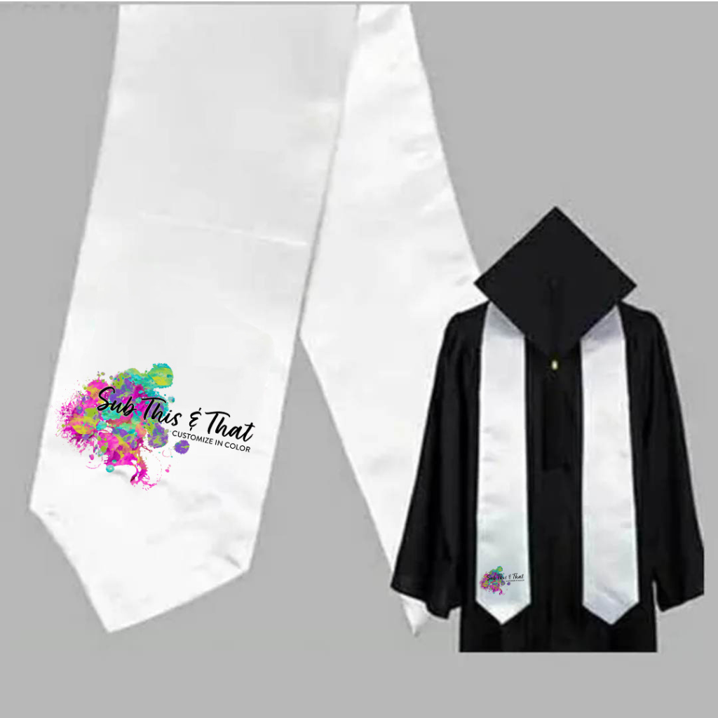 sublimation graduation stole