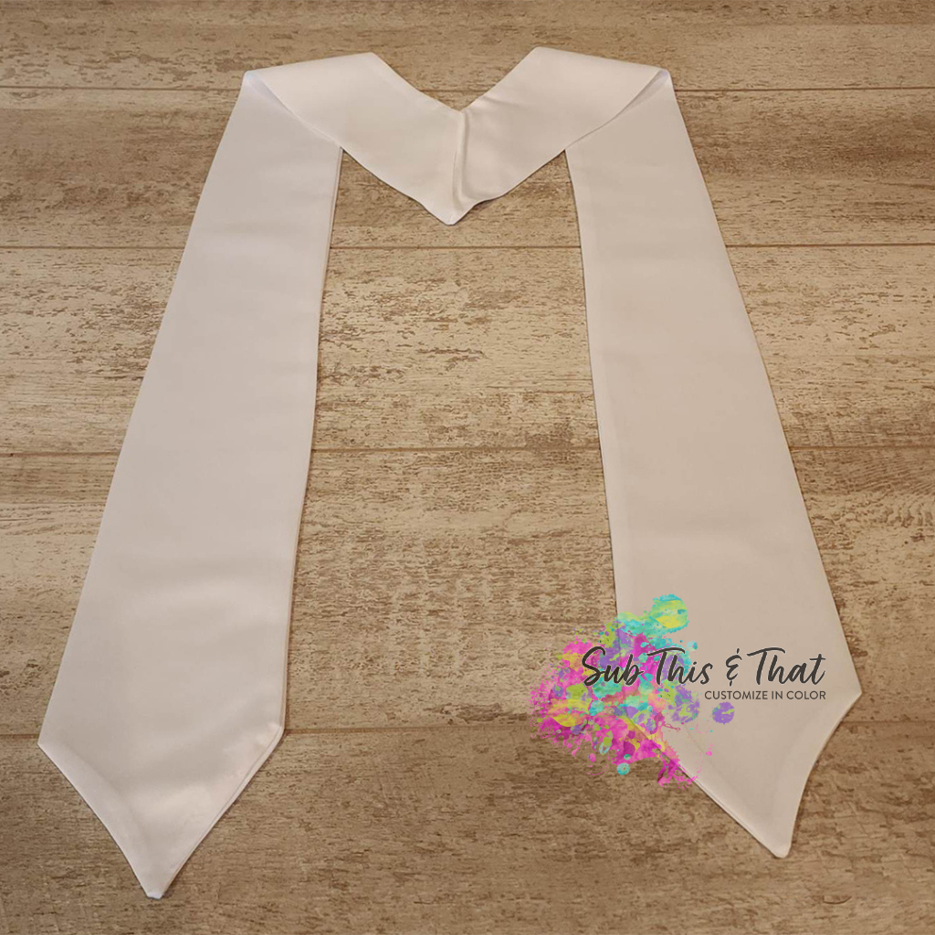 sublimation graduation stole