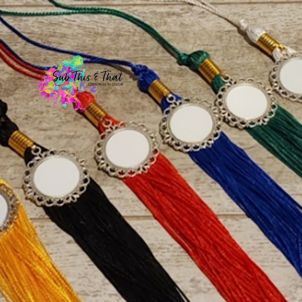 Sublimation Graduation Tassel with Charm