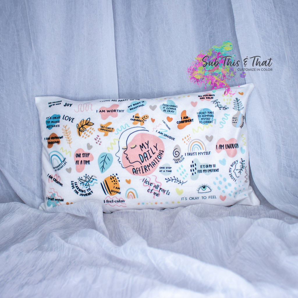 Sublimation Lumbar - travel pillow cover