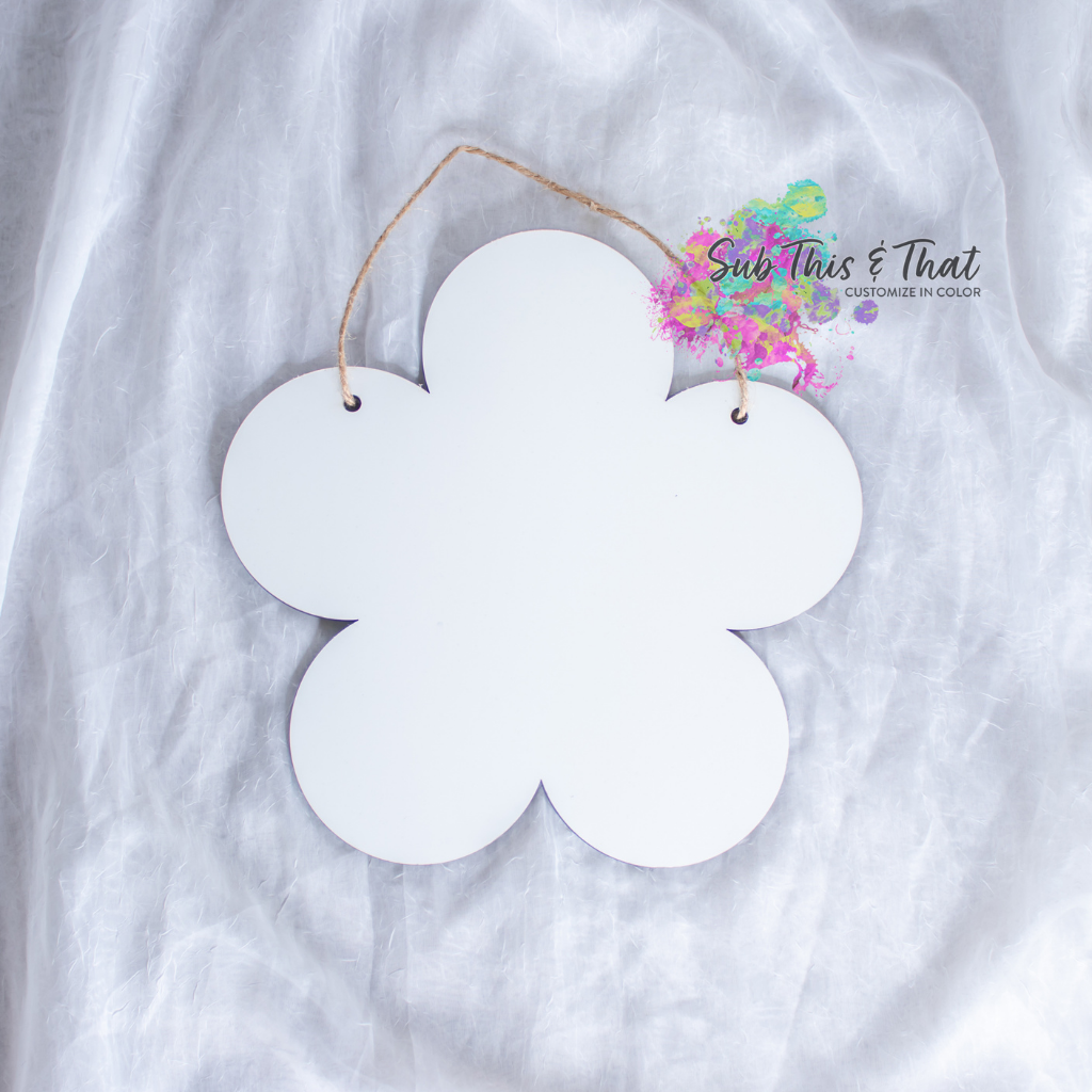 Sublimation MDF Flower Door-Wall Hanger